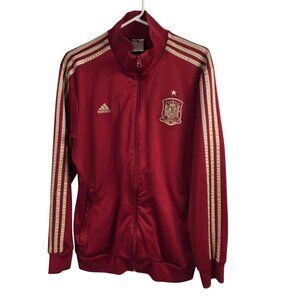 Adidas Spain National Football Club Track Jacket Men's XL Full Zip Unisex